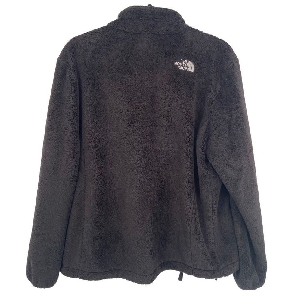 The North Face Women’s Full Zip Fleece Jacket Black Large - Picture 6 of 8